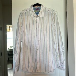 Robert Graham long sleeve Mens button shirt.